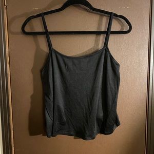 Black tank top